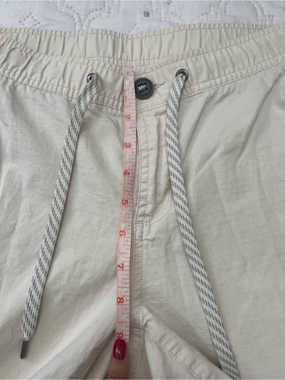 Vuori Women’s Ripstop Pant Milkweed Cream Tan Size S Small VW401 Gorpcore - Picture 7 of 16